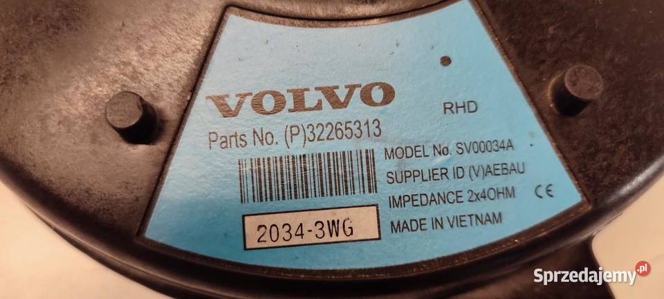 VOLVO XC40 GŁOSNIK PRZÓD RHD 32265313