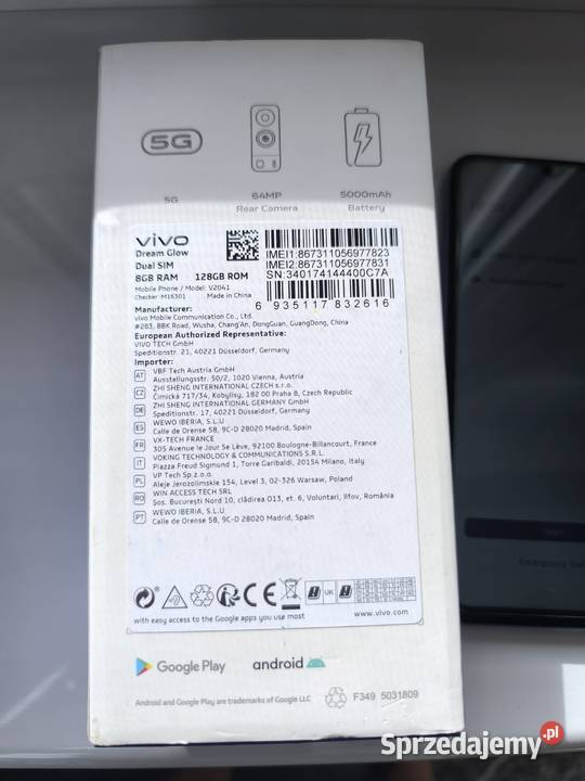 Smartfon Vivo Y72 5G 8128 Słupsk
