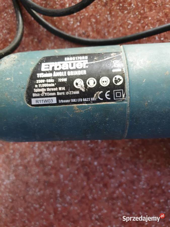 Szlifierka kontowa Erbauer Przyszowa