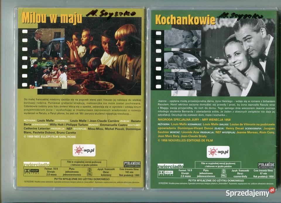 Milou w maju Kochankowie 2 Filmy DVD Kultura i Rozrywka