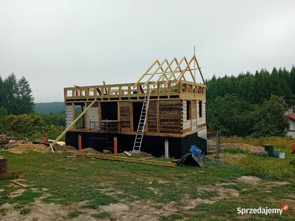 Budowa domów drewnianych z starego i nowego Tomaszów Lubelski