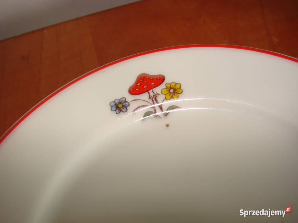 Lubiana dziecięcy talerzyk PRL Pruszcz Gdański