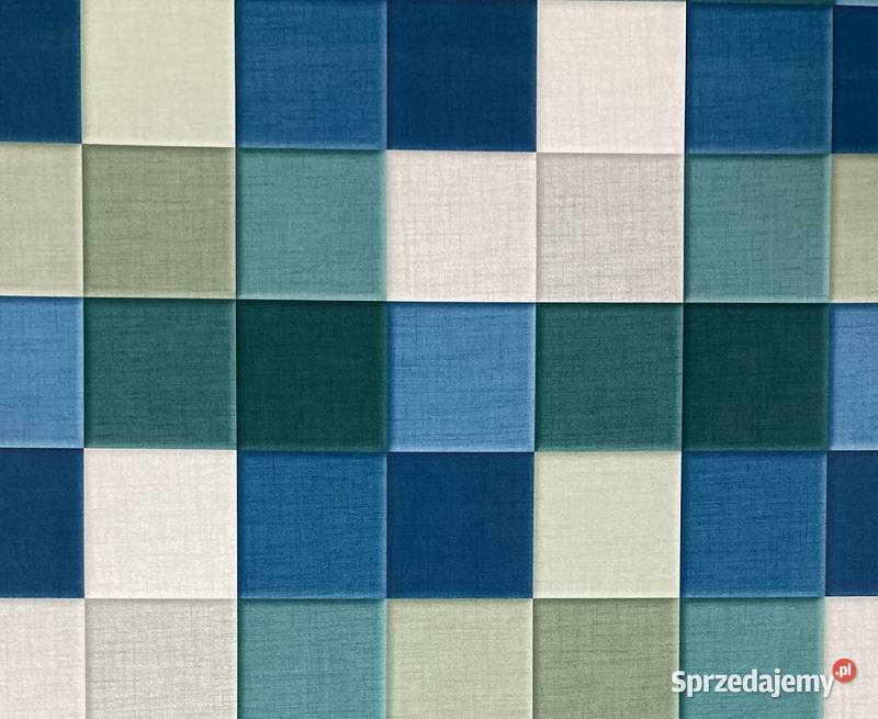 Kwadraty tkanina dekoracyjna obiciowa Zasłony śląskie