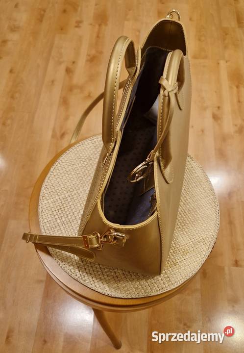 TOREBKA włoska z breloczkiem marki TRUSSARDI