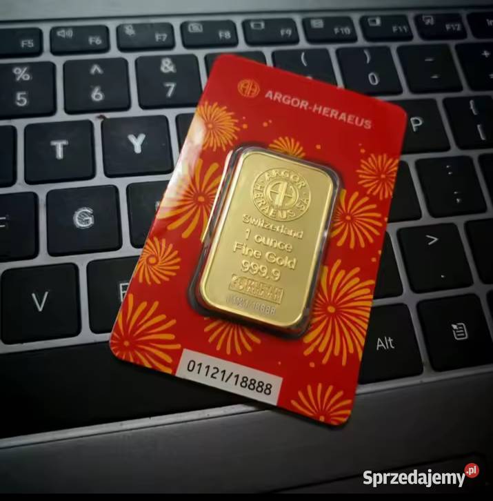 Sztabka zloto replika credito suisse 1 oz