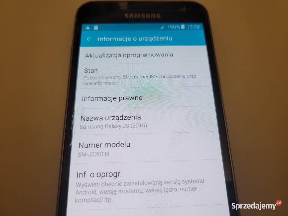 Smartfon Samsung J3 SMJ320N Samsung warmińsko-mazurskie Barczewo sprzedam