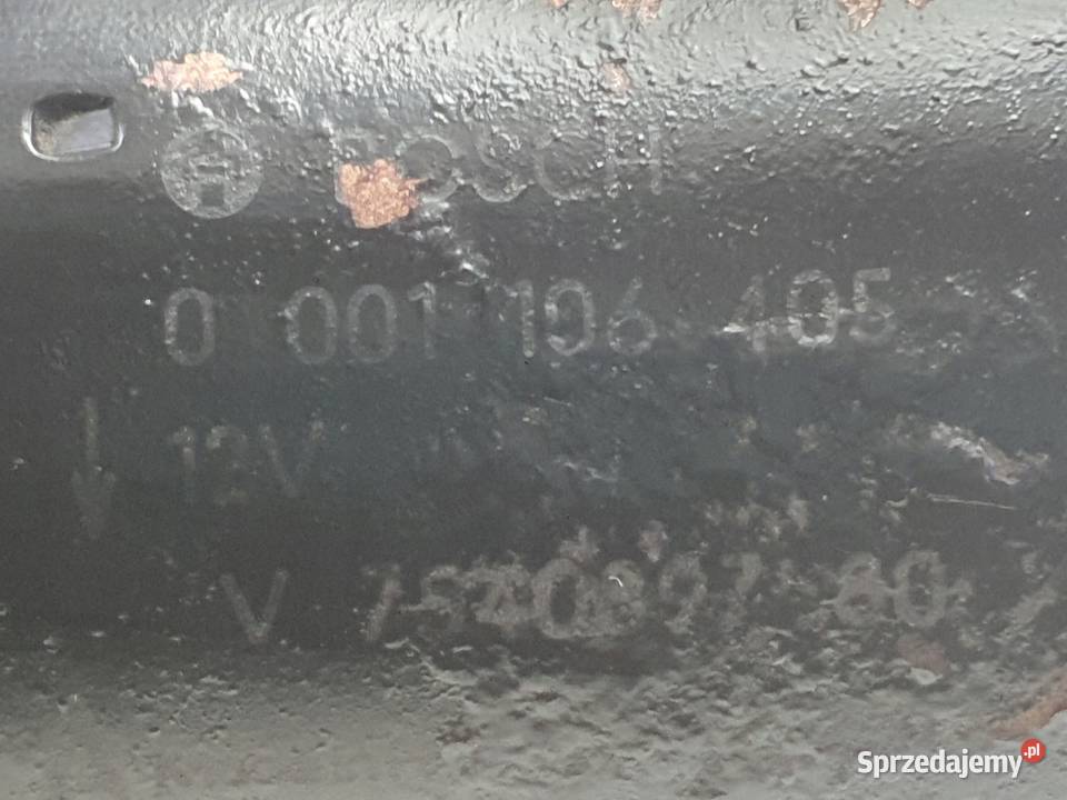 Peugeot 207 16 VTI ROZRUSZNIK bosch 0001106405 lubelskie Chełm sprzedam