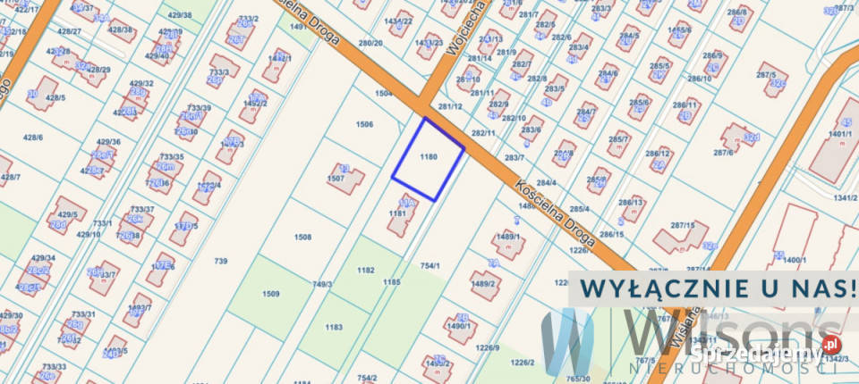 Ogłoszenie działka Łomianki Dolne 650m2 27m Sprzedaż mazowieckie sprzedam