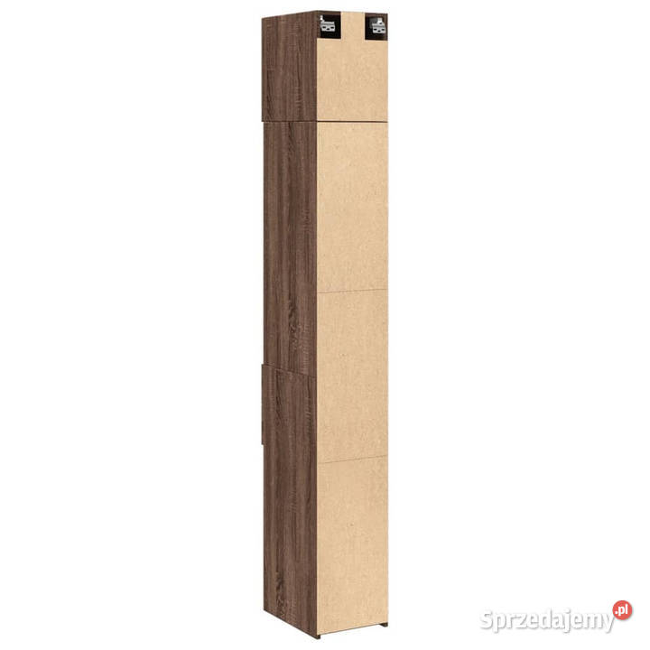 Wąska szafka brązowy dąb 30x425x225 WM3281272 Warszawa