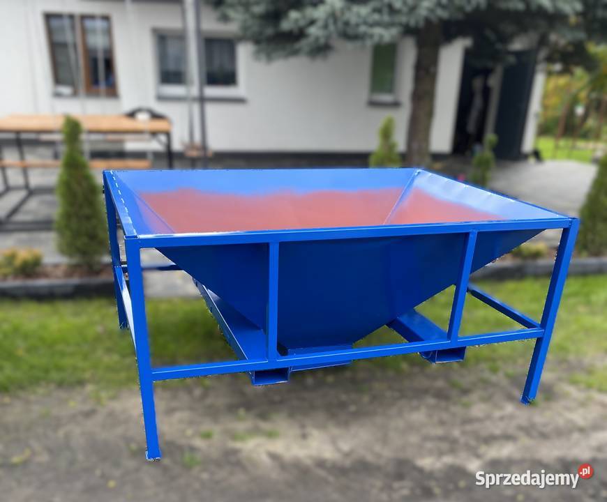 Kosz Zasypowy workownica lejek 16m3 GWARANCJA łódzkie Niedrzew Pierwszy