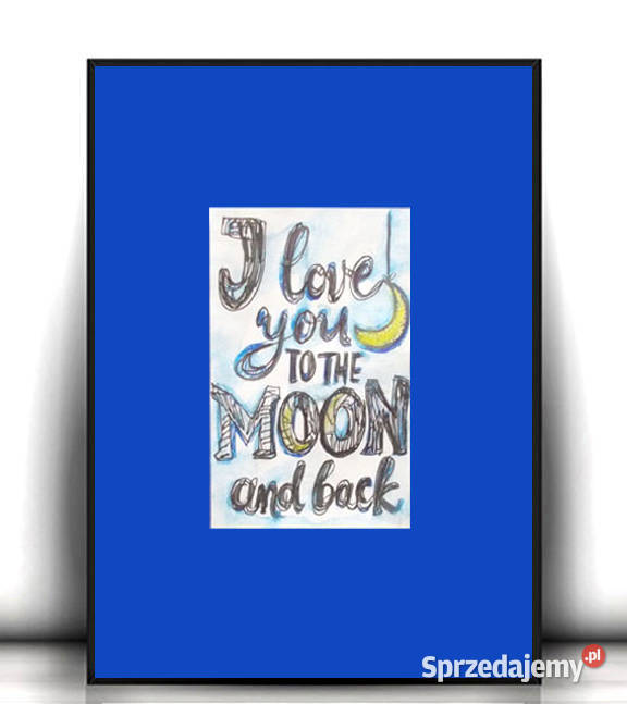 plakat do sypialni napisy plakat księżyc plakat Łódź