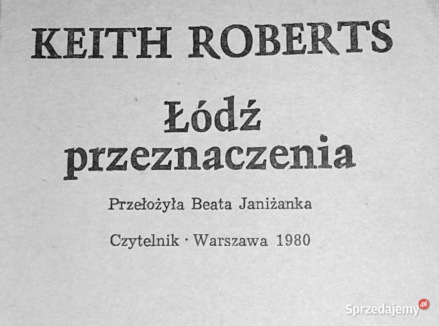Łódź przeznaczenia Keith Roberts Chełm