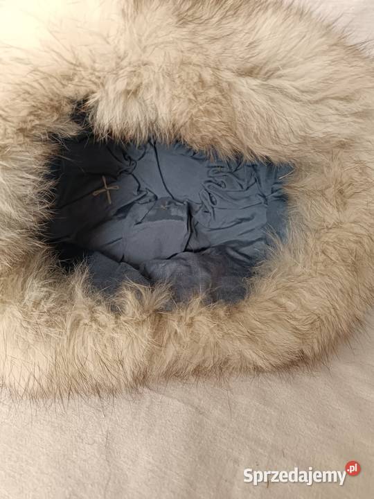 Czapka vintage ze srebrnego lisa Karczew sprzedam