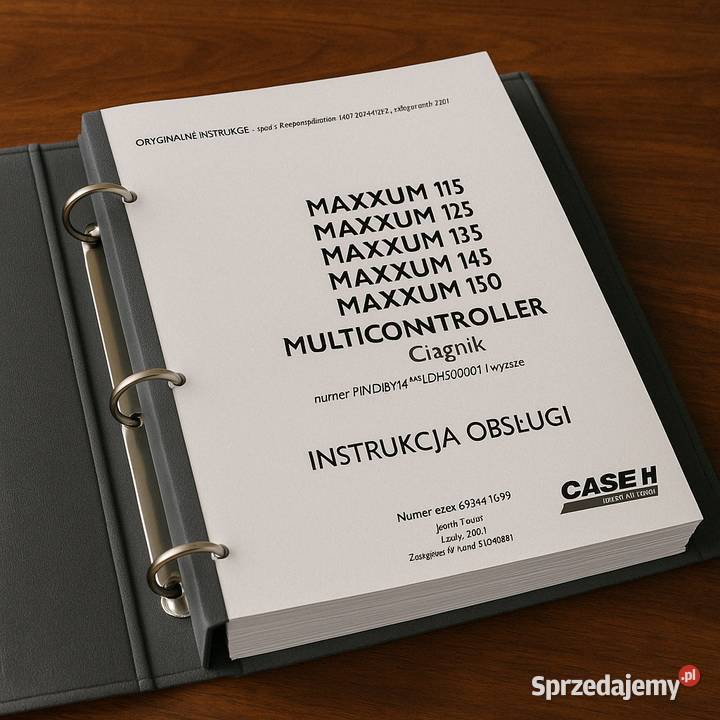 Case Maxxum 115125135145150 multicontroller Poradniki, albumy i reportaże Gdańsk sprzedam