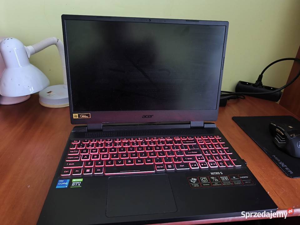 Acer Nitro 5 12th RTX6Gb Windows 11 nowy sprzedam
