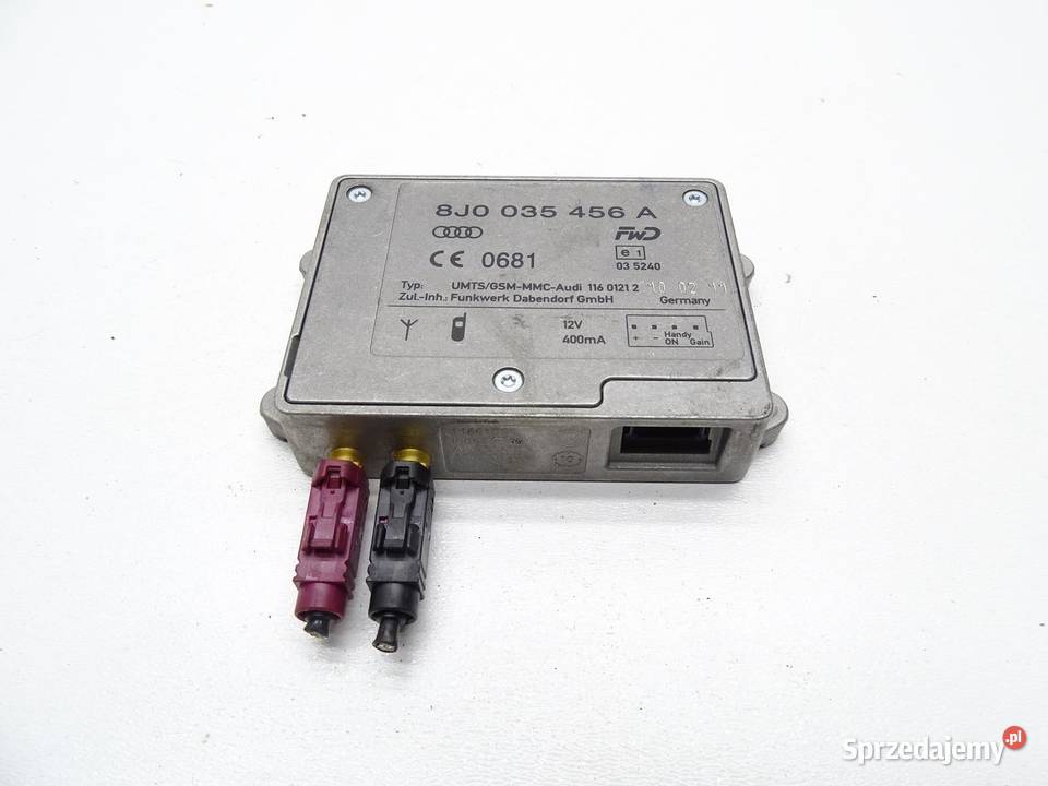 WZMACNIACZ ANTENY ANTENOWY 8J0035456A AUDI A4 B8