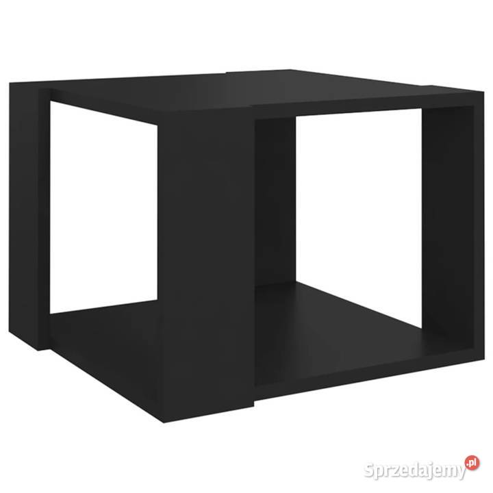 Stolik kawowy czarny 40x40x30 materiał Warszawa