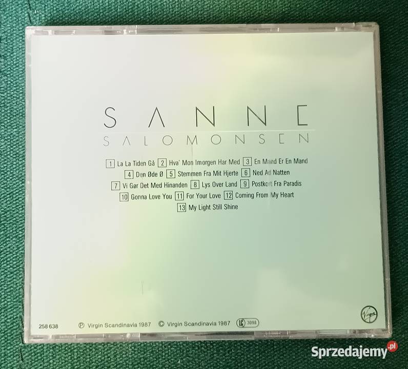 Sanne Salomonsen ingen engel CD 1987 CD Zbylitowska Góra