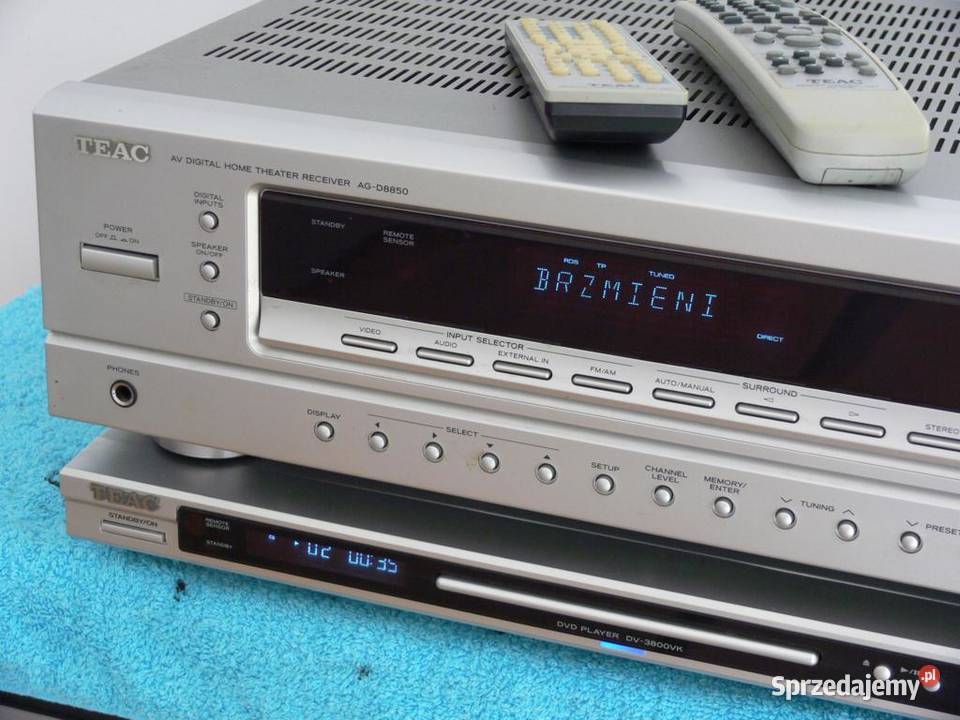 Amplituner i CD TEAC piloty mocny WYSYŁKA Jasło