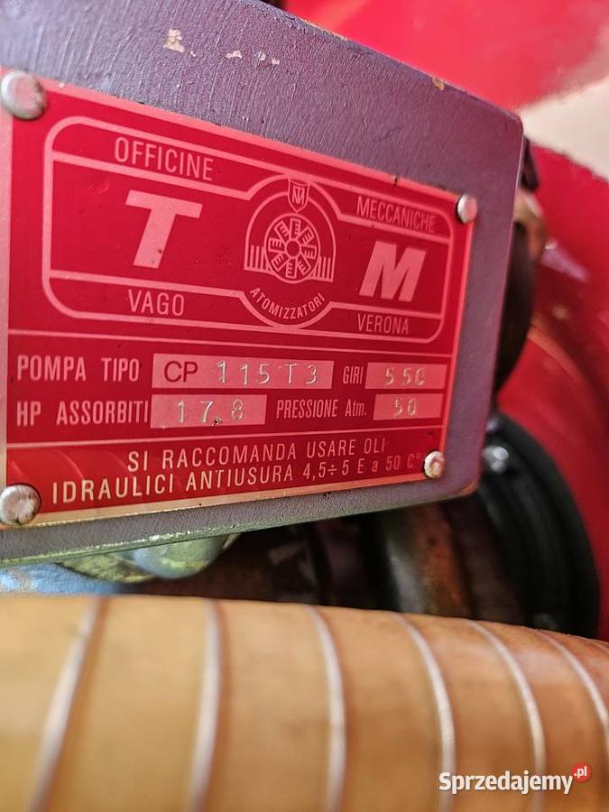 Opryskiwacz SORARUI 1000 L lubelskie sprzedam