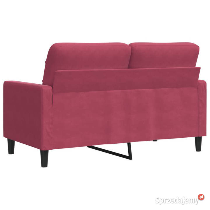 Sofa 2osobowa winna czerwień 120 tapicerowana Warszawa