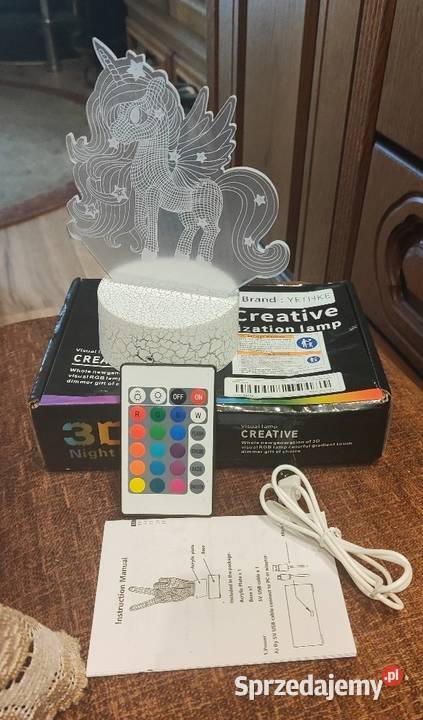 Lampka nocna z Jednorożcem Piaseczno