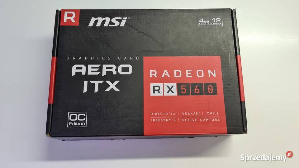 Karta graficzna MSI Radeon RX 560 Aero OC 4GB Gorzów Wielkopolski