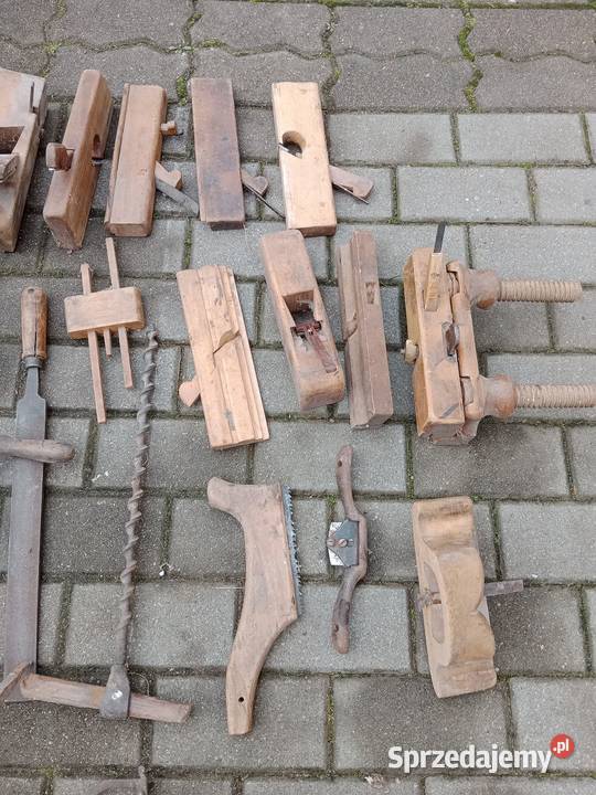 Antyk stolarnia heble strugi piły pomorskie Chojnice sprzedam