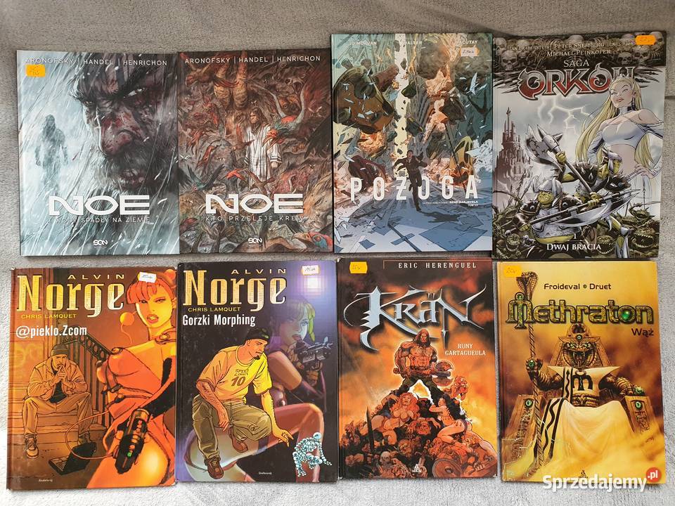 Zestaw 17 komiksów polskie wydania Gdynia sprzedam