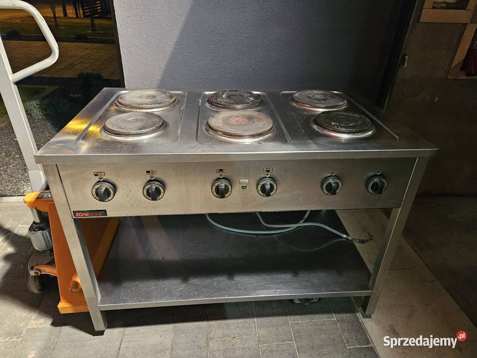 KUCHNIA ELEKTRYCZNA 6 PALNIKOWA KROMET Lisówki