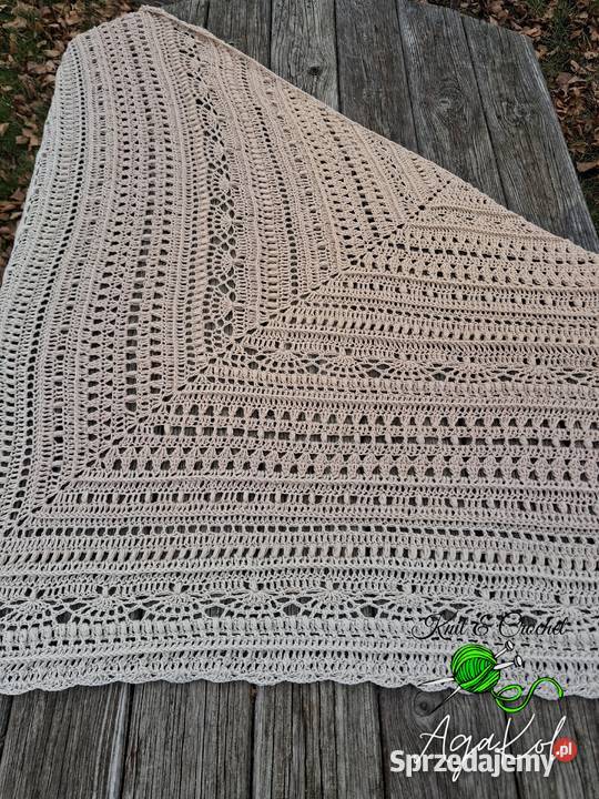 Handmade ręcznie robiona chusta na szydełku Dla kobiet świętokrzyskie Busko-Zdrój