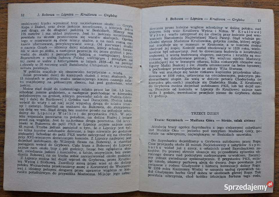 7 dni w Górach GrybowskichJBazyl Lipszyc Kraków