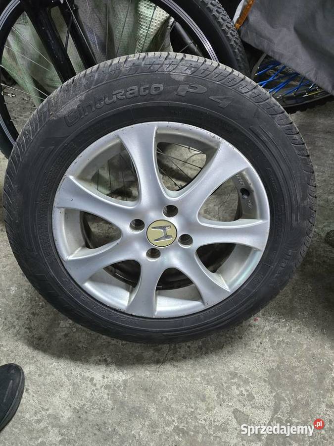 Felgi aluminiowe 15 4 z oponami letnimi do honda Samochodowe
