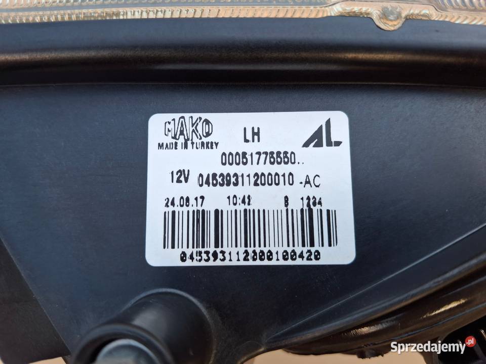 IVECO DAILY 1114 HALOGEN LEWY PRZECIWMGIELNY Bieleń