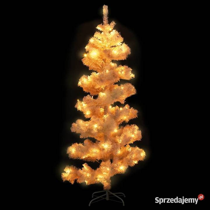 vidaXL Spiralna choinka z lampkami i stojakiem mazowieckie Warszawa