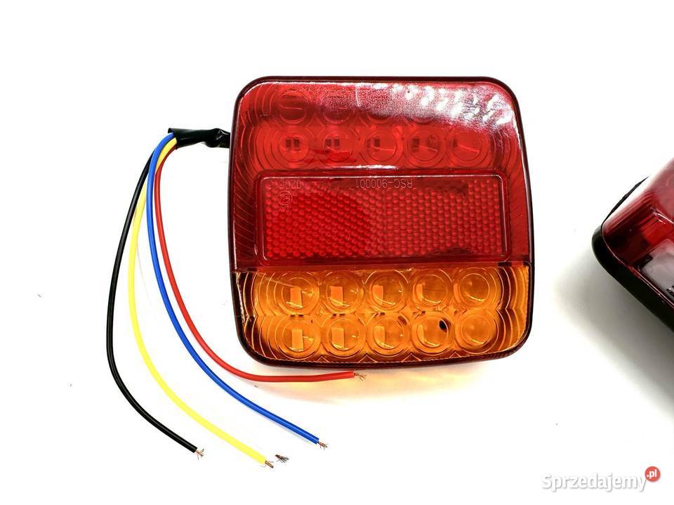 Lampy tylne LED do przyczepki 12V 2 sztuki Lampy tylne mazowieckie sprzedam