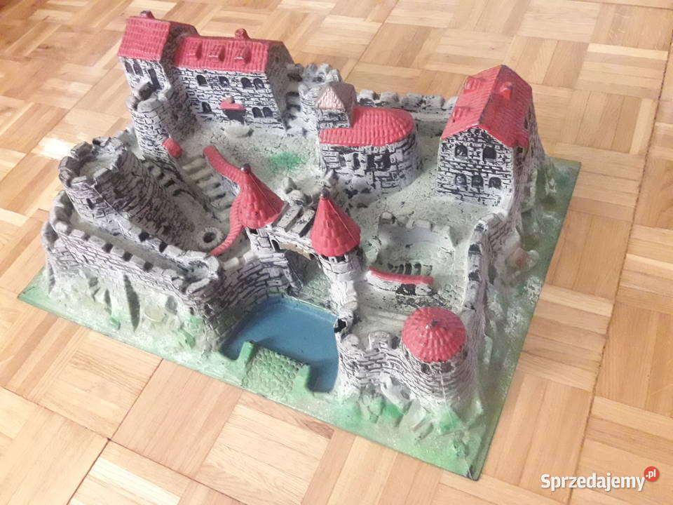 Zamek makieta zabawka do zabawy dzieci PRL pałac Piotrków Trybunalski sprzedam