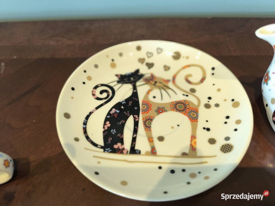 Piękny unikalny zestaw porcelany do kawy herbaty Łódź