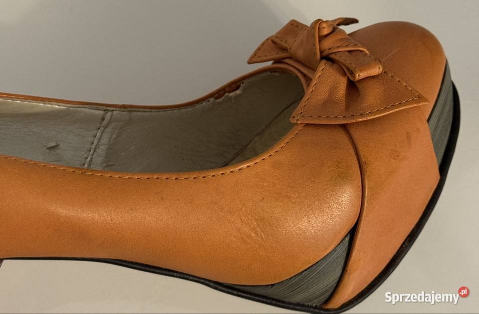 Pomarańczowe szpilki Lewski rozmiar 39 inna Pruszków