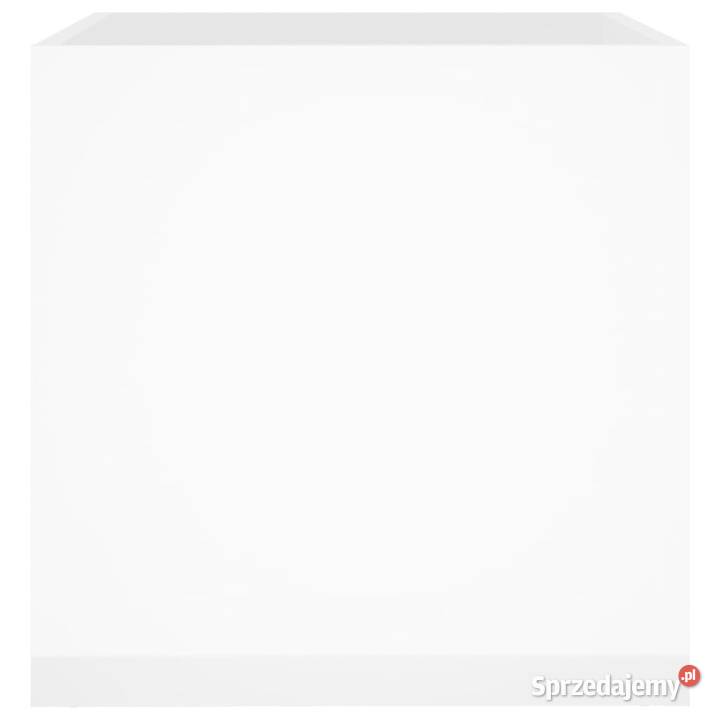 Donica biała z połyskiem 40x40x40 materiał Warszawa sprzedam
