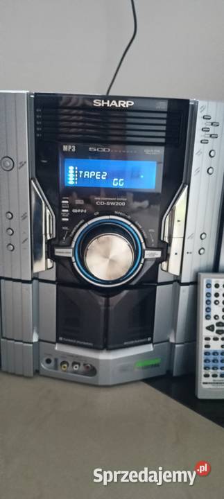 SHARP CDSW200H Wieża o mocy 760 w oryginalny
