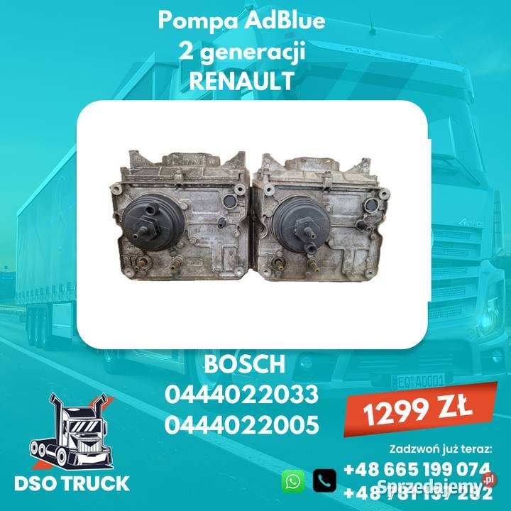 Pompa AdBlue 2gen 7421582905 0444022033 Zawichost