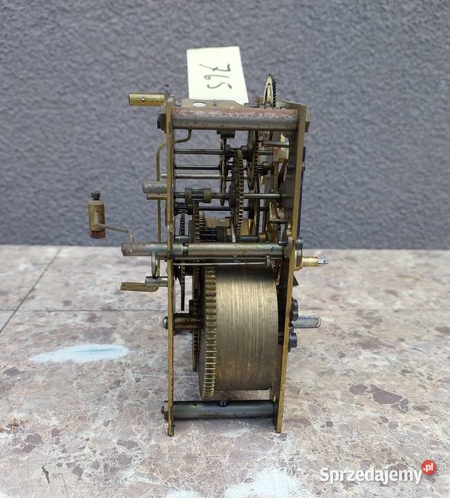 765 Mechanizm zegara ściennego P42 Gustav Becker Tczew