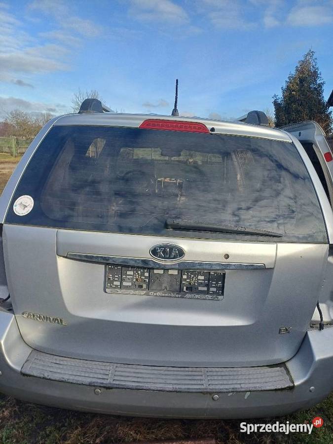 Kia Carnival klapa bagażnika Rok produkcji 2007 Nowy Tomyśl