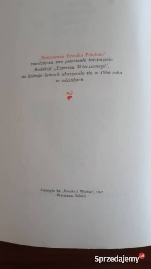 Ilustrowana Kronika Polaków SzKobyliński i Wrocław sprzedam