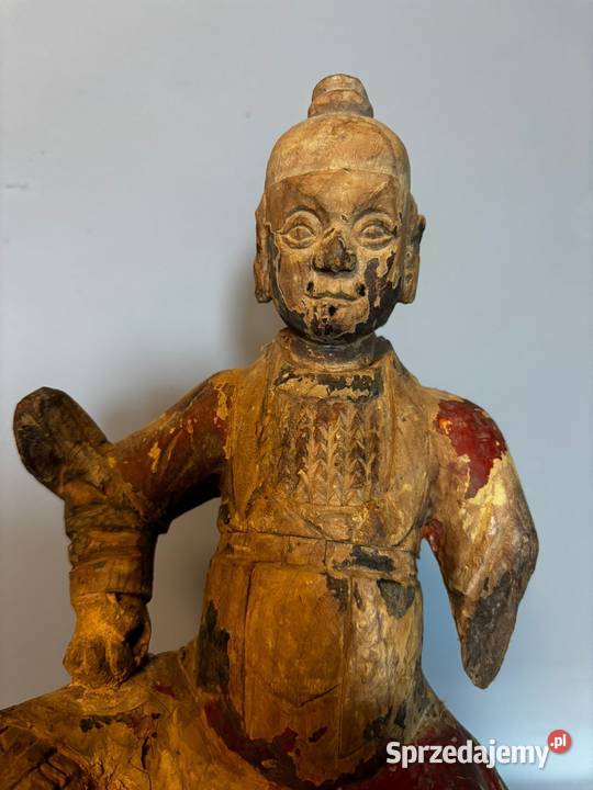 Figurka rzeźba drewniana cesarski dygnitarz Warszawa