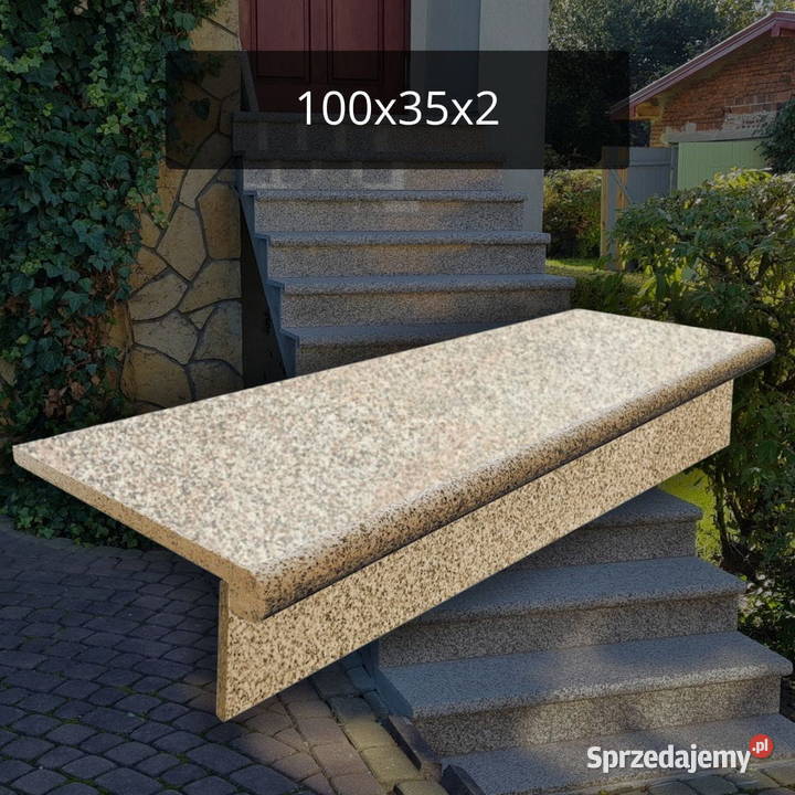 Schody Granitowe stopień podstopień 15 G682 Tczew
