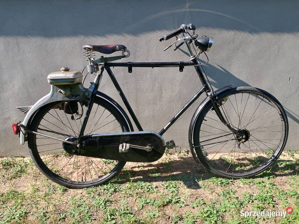 Rower Gazelle z silnikiem BFC zabytkowy antyk Kurzętnik