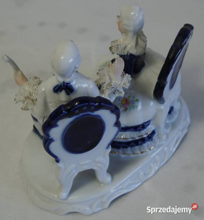 Porcelanowa para Dama z kawalerem pomorskie Chojnice
