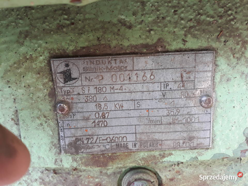 Silnik elektryczny 185kw Toruń